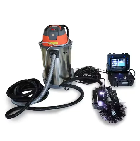 air duct cleaning   with Optional UV Light and rotation brush head