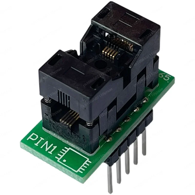 MSOP10 to DIP10 Burning Socket, Pin Spacing 0.5mm, Including Pin Width 4.9mm, Chip Conversion Test Socket