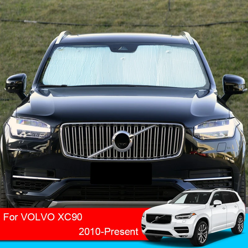 

For Volvo XC90 2010-2025 Car Sunshades UV Protection Cover Window Curtain Sun Shade Visor Windshield Internal Car Accessory