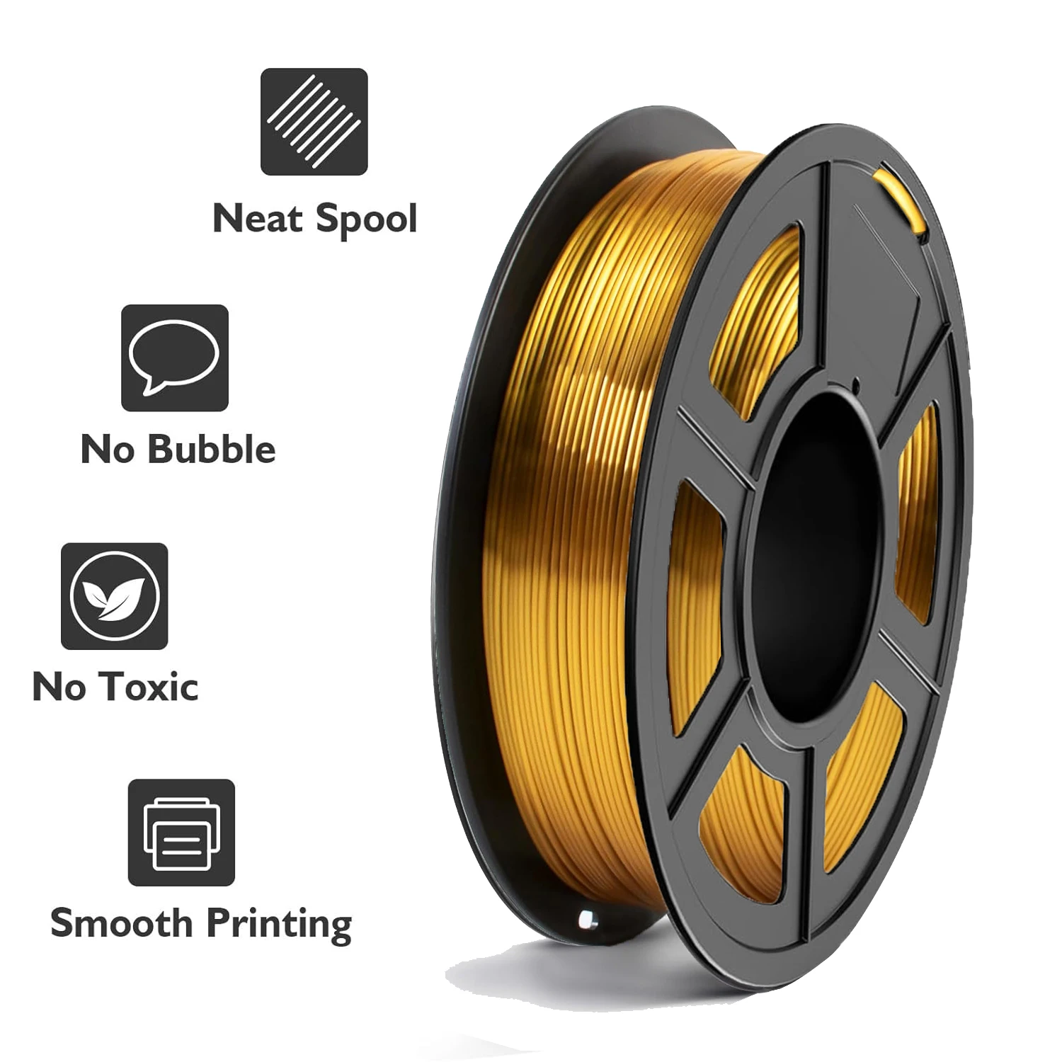 3D Printer Filament, Silk Gold - 3D Printing Gold recension och pris