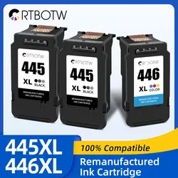 PG445 CL446 XL Ink Cartridge Replacement For Canon PG 445 CL 446 Compatible Pixma MX494 MG 2440 2540 2940 2540S IP2840 Printer