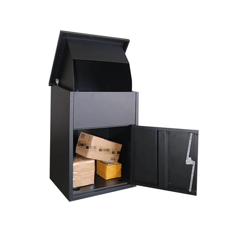 

Home Large Package Waterproof Outside Metal Steel Letter Mail Mailbox Post Wall Mount Outdoor Smart Parcel Delivery Drop Box