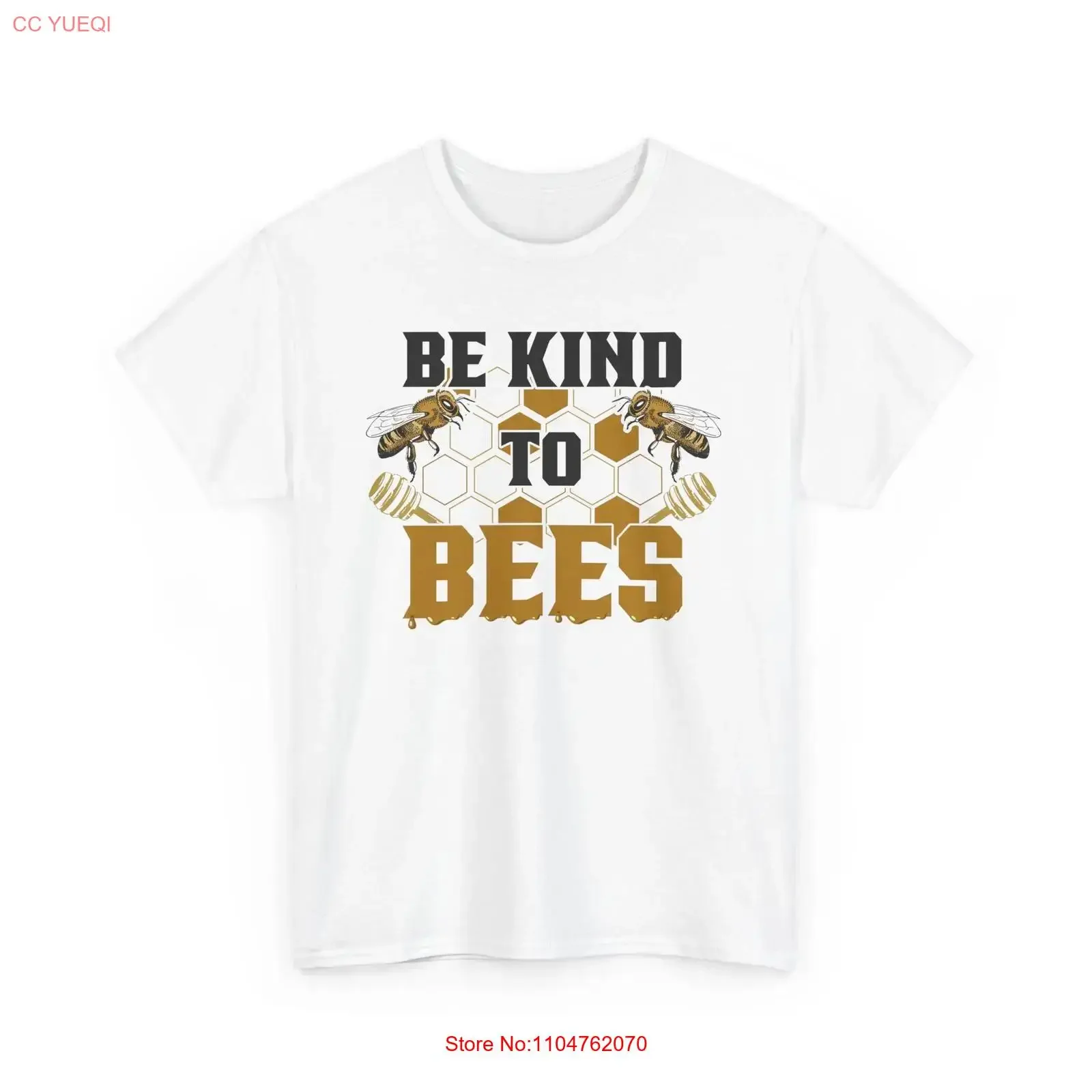 Bee T Shirt Save the Bees Funny Honeybee Be kind to vintage Washed Stylish streetwear Versatile designer clothes Stretched