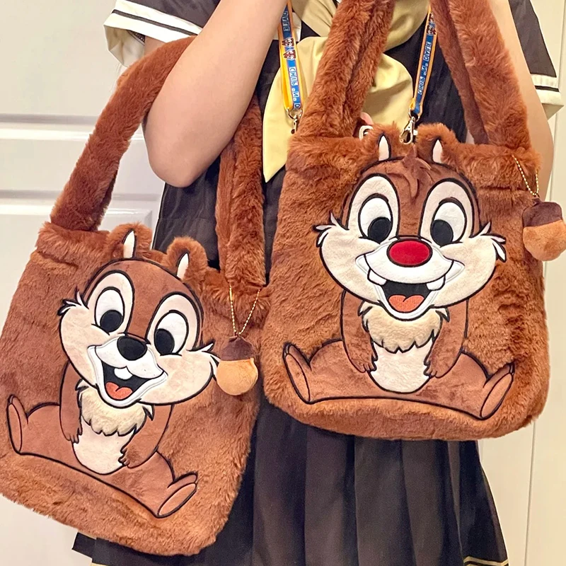 Original Anime Figure Bag Disney Cartoon Series Cicci Titti Single Shoulder Dolls Bag Cute Storage Handbag Creative Girl Gifts