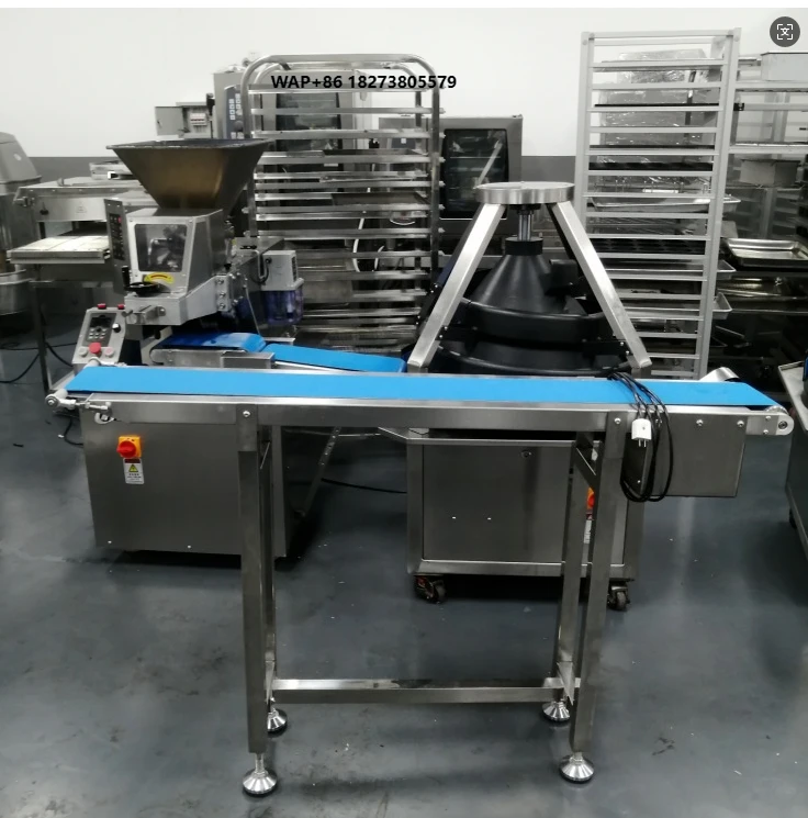 Hot Sale Stable Automatic Continuous Dough Conical Rounding Machine Saving Production Costs for Burger Buns Tortillas Pita Bread