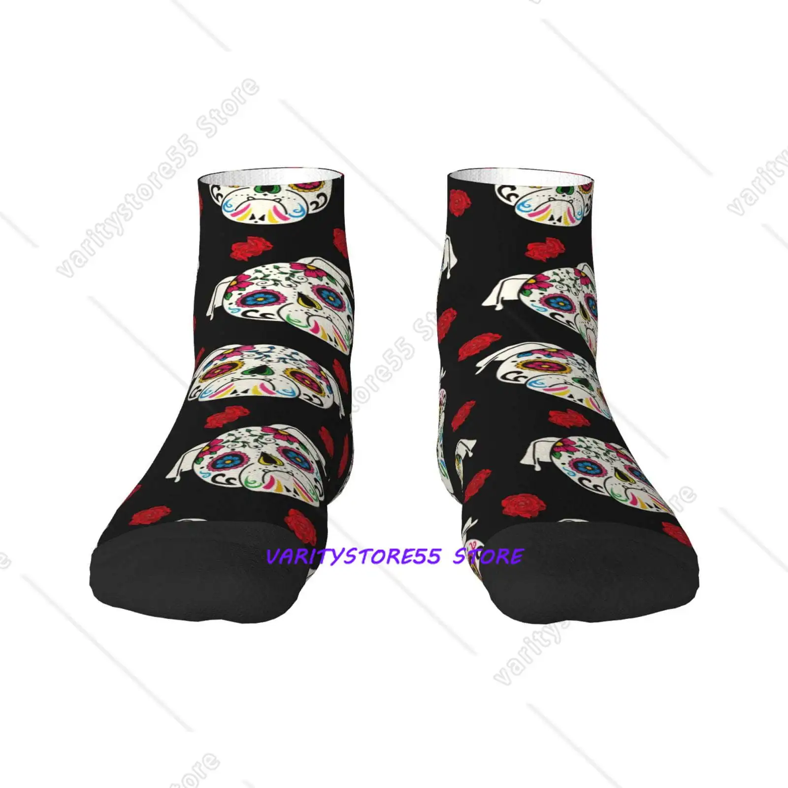 

Носки PUG Pattern Crew Socks с швом на мыске, хлопковые, с амортизацией, дышащие, спортивные, для активного отдыха