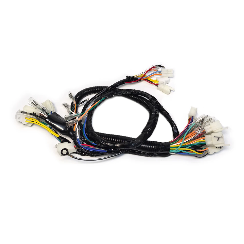 Motorcycle Electrical Wiring Harness Wire Cable Line For Suzuki 125cc GN125 GN 125