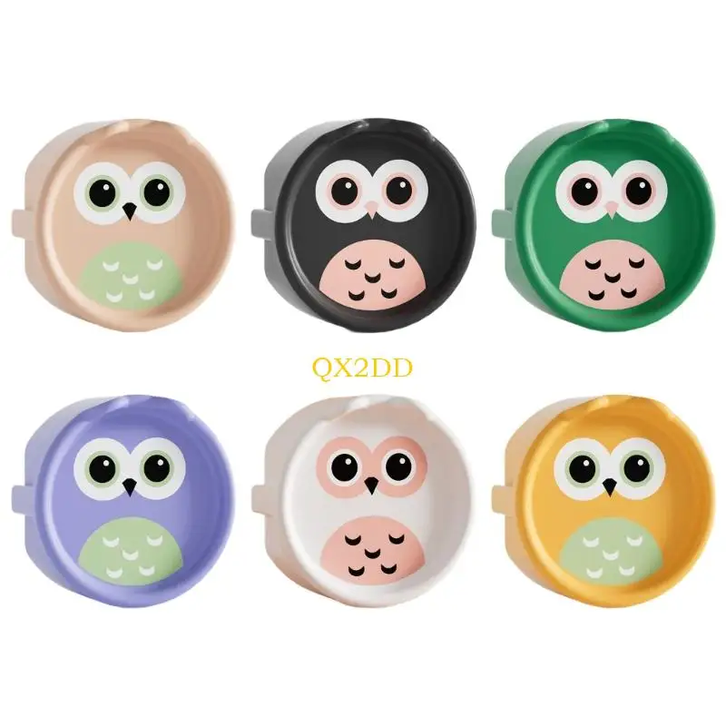 6Pcs Cartoon Owl Outlet Protector Caps Soft Silicone Infant Safety Device