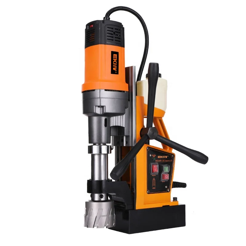 

EKIIV Heavy-Duty 2200W Annular Cutter Magnetic Drill MW-100T for 100mm Large Diameter Holes in Structural Steel