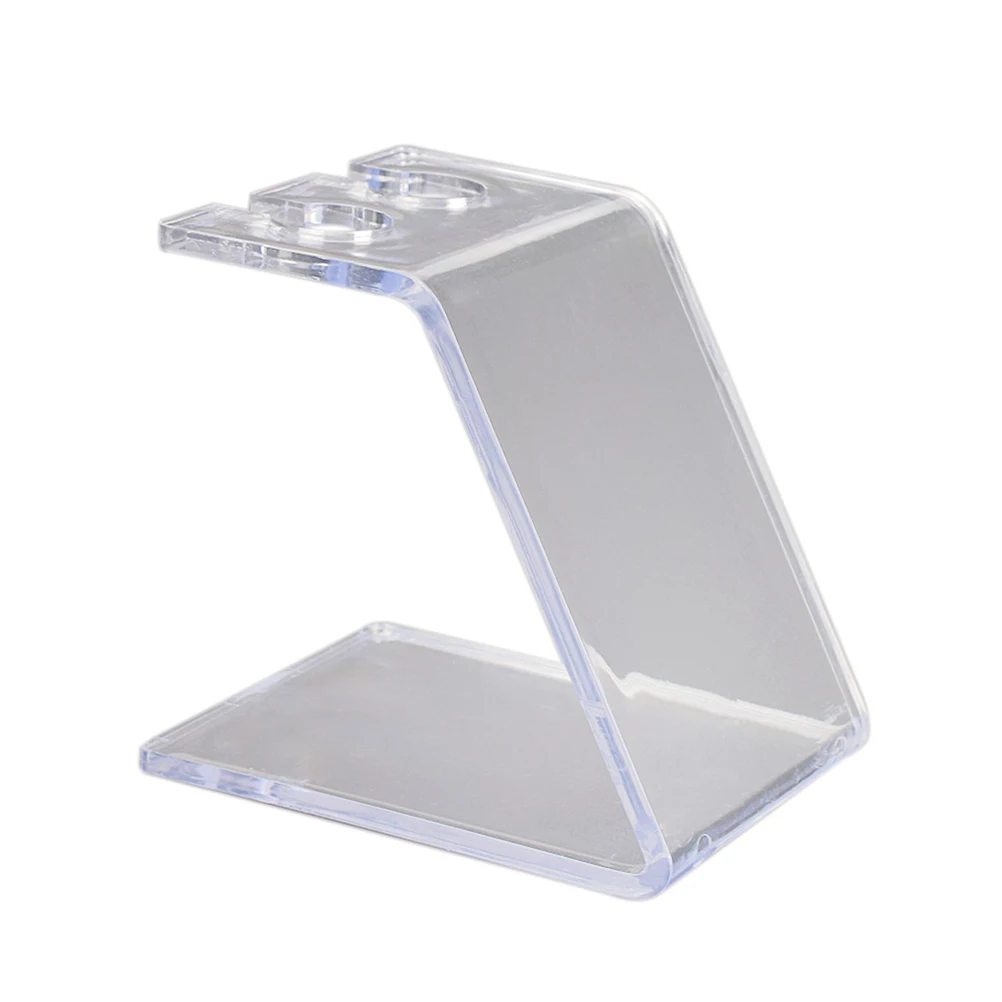 

1pc Coil Rack Display Acrylic Machine Stand Double Hole Shelf Accessories Transparent Durable Tattoo Home Professional Use High