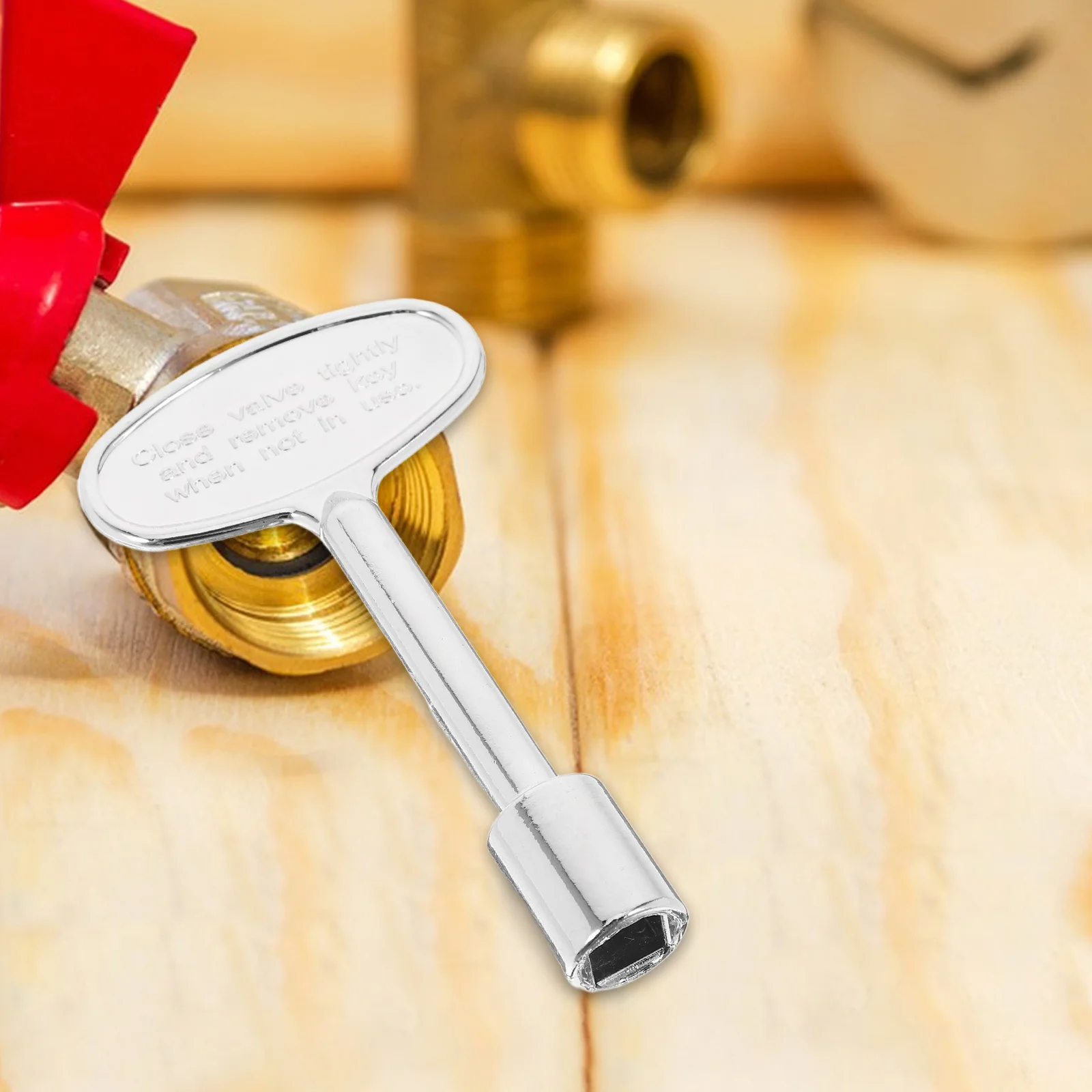 

2Pcs Gas Valve Key Universal Zinc Alloy Polished Replacement Fireplace Key for Fire Pits Outdoor Gas Fireplace