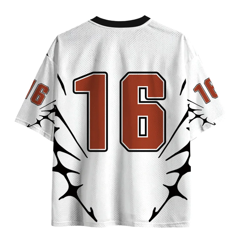 New Sports Mesh Jersey, Quick Drying Sports Short Sleeved Jersey, Upgraded Fabric, Mesh Knitted Fabric, Fun Little Cat,Y2K Trend