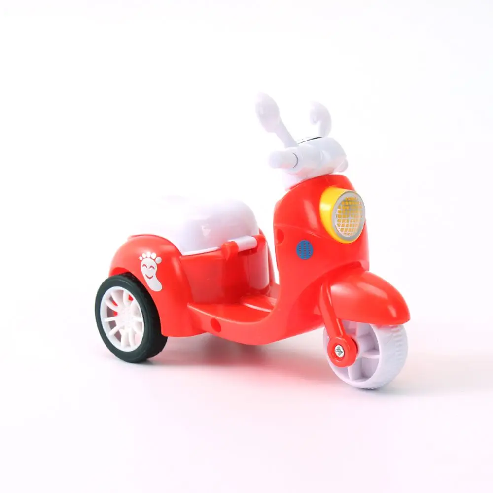 Presentes de aniversário dos desenhos animados aprendizagem precoce simulação modelo da motocicleta bebê puxar para trás carro crianças inércia carro menino brinquedo mini motocicleta