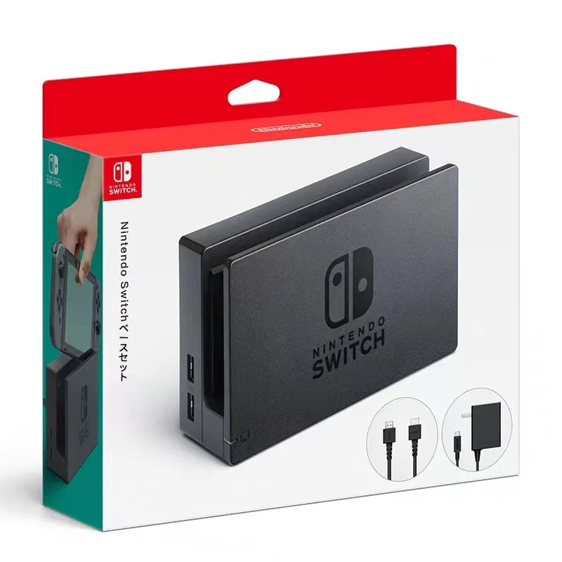 Oficjalna stacja dokująca do telewizora Nintendo Switch z adapterem sieciowym Obsługa kabla HDMI Wyświetlacz Gra Nintendo Switch na telewizji Stacja