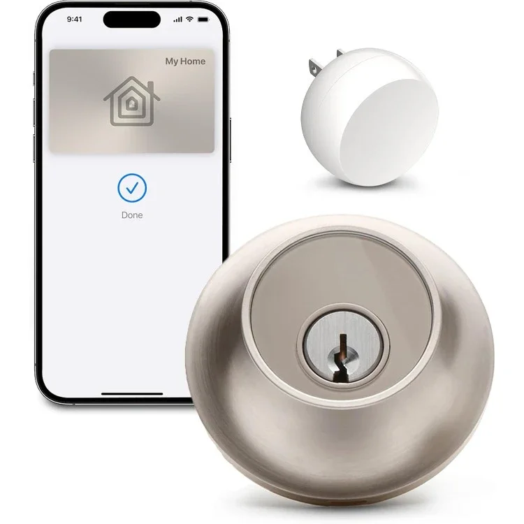 

Connect Wi-Fi Smart Lock Plus Apple Home Keys — удаленное управление в любом месте — включает ключевые карты — работает с iOS