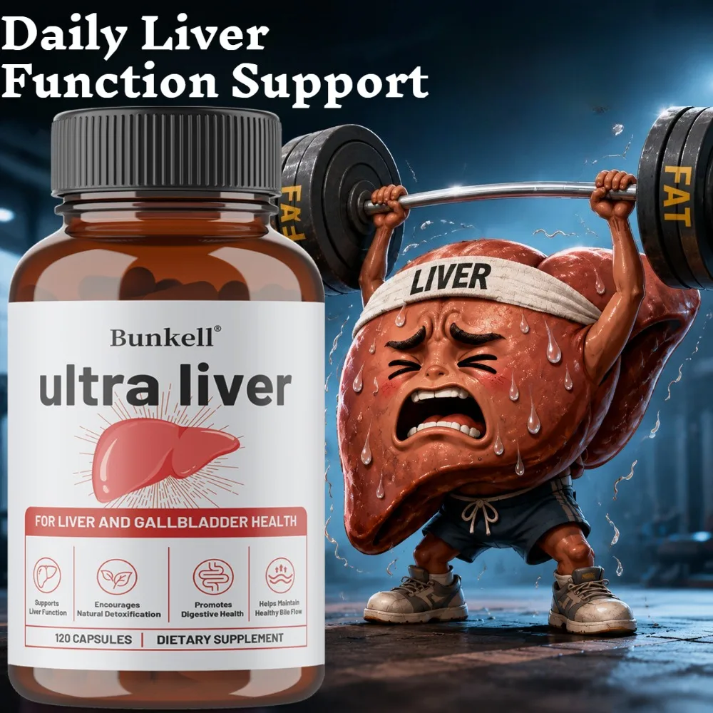 Liver Detox & Cleanse Capsules, with Milk Thistle, Support Toxin Removal, Digestion & Kidney Health, Antioxidants & Detoxifiers