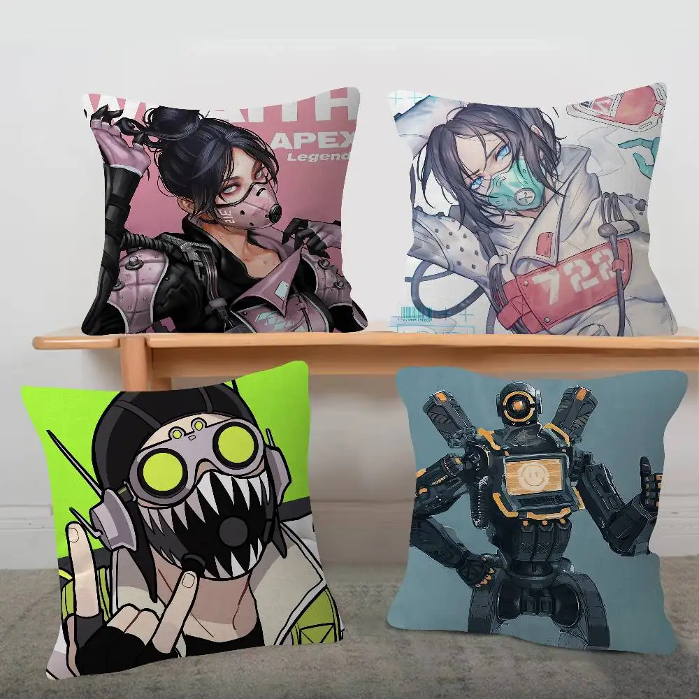 Game Apex Legends Cute Cartoon L Game Cushion Cover Pillowcase Upholstery Sofa Throw Pillow Home Decor Pillowcas