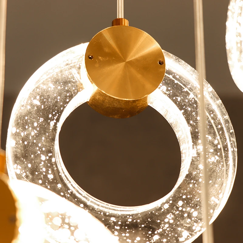 Ceiling Light and Pendant Chandelier Crystal Electroplated Lamp Lighting Living