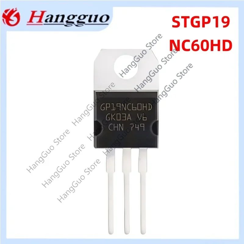 

10PCS/Lot Original STGP19NC60HD GP19NC60HD TO-220 MOSFET 19A 600V field effect tube