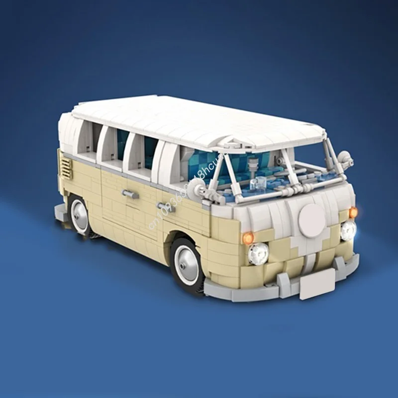 

1797 шт. MOC Volkswagen Camper RC техническая модель строительные блоки архитектура сборка Рождественский подарок DIY идея игрушки образование