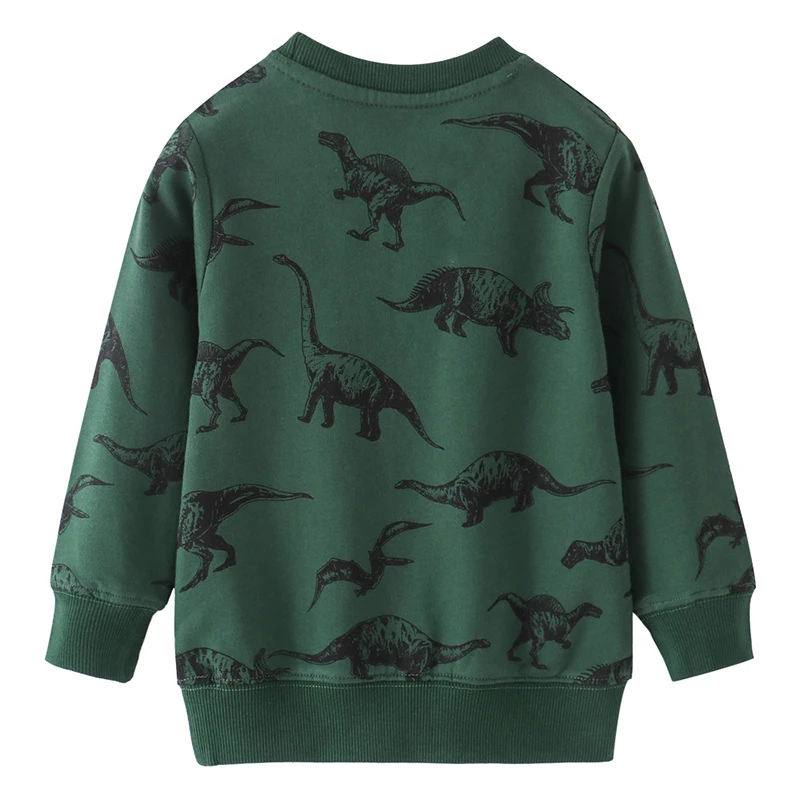 Little maven Kids Clothes Baby Boys Children\'s Clothing 2024 Spring New Autumn Cartoon Dinosaurs Infants Sweatshirts