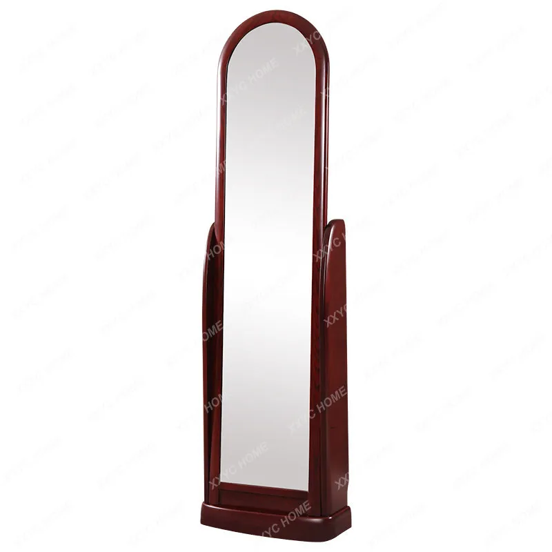 Shunxin Furniture Solid Wood  Full Body Audition Chinese Living Room Full Body Floor Mirror Household