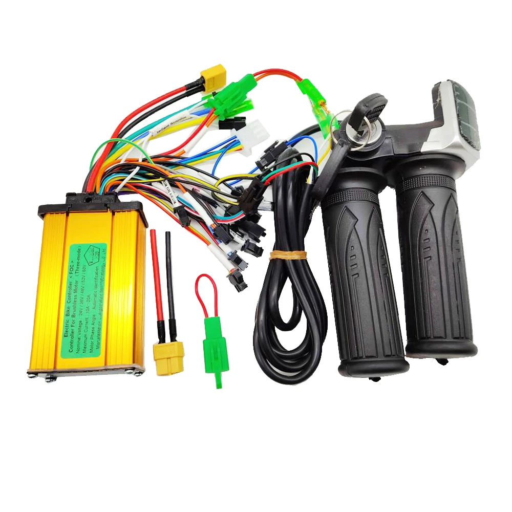 AliExpress Electric Bike Twist Throttle 36V 48V Grip Speed Display for All Electric Bike/Scooter Brushless Controller