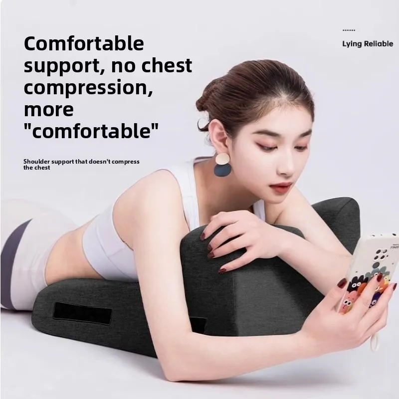 Prone Position Sleeping Pillow Multifunctional Bed Rest Cushion for Stomach Sleepers Comfort
