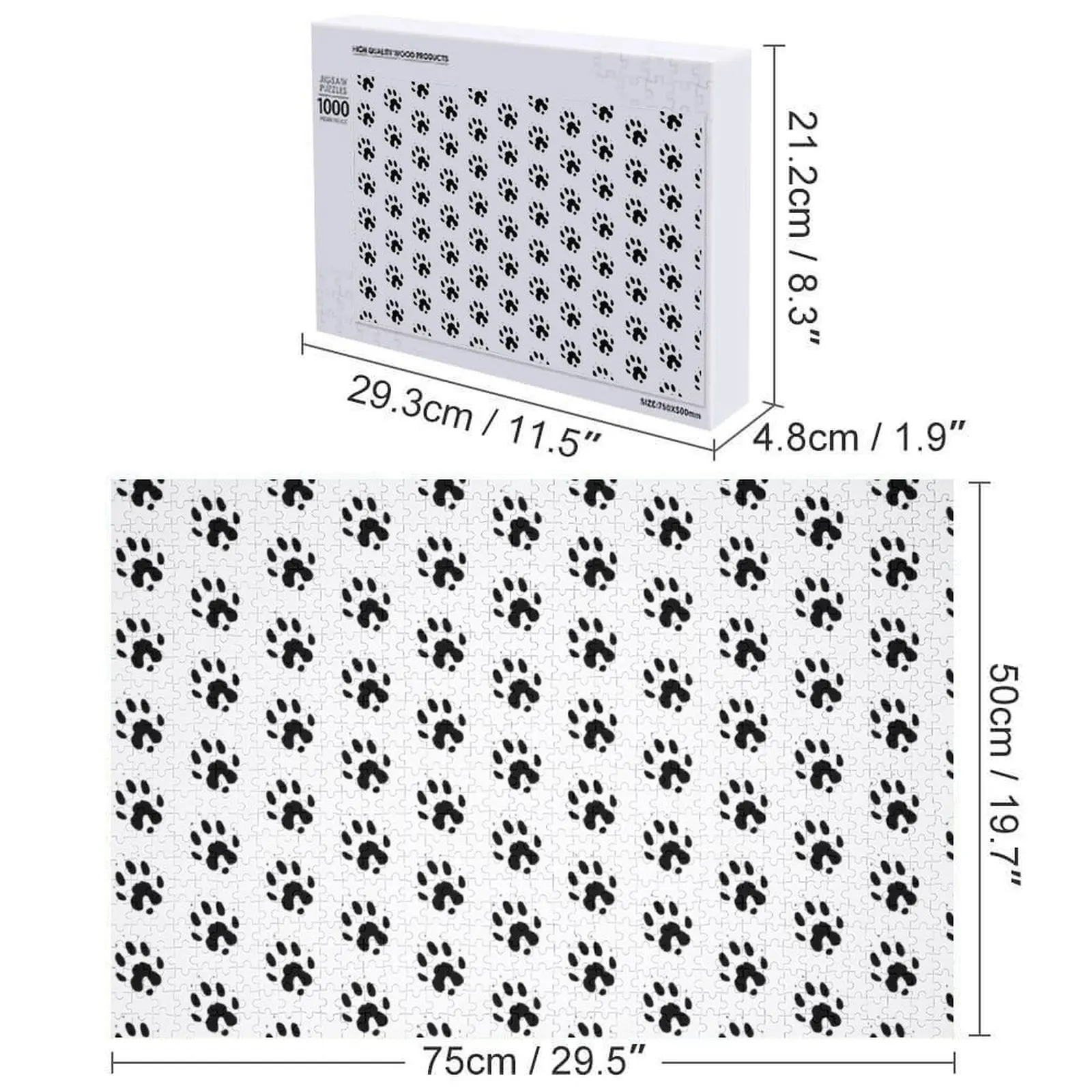 Пазл с принтом хорька, индивидуальный фото, персонализированный пазл, персонализированный для детей, деревянный пазл с именем