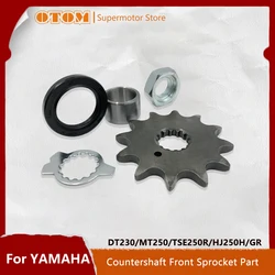 OTOM Motorcycle Engine Countershaft Front Sprocket Bushing Oil Seal Nut Lock Kit For YAMAHA DT230 MT250 2 Stroke Off Road Engine