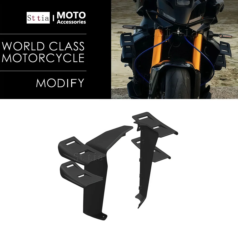 Fit For MT-09 MT09 SP 2025 2024 MT 09SP Motorcycle Front Spoiler Lower Spoiler Flank Side Wing Side Spoiler Frontal Spoilers
