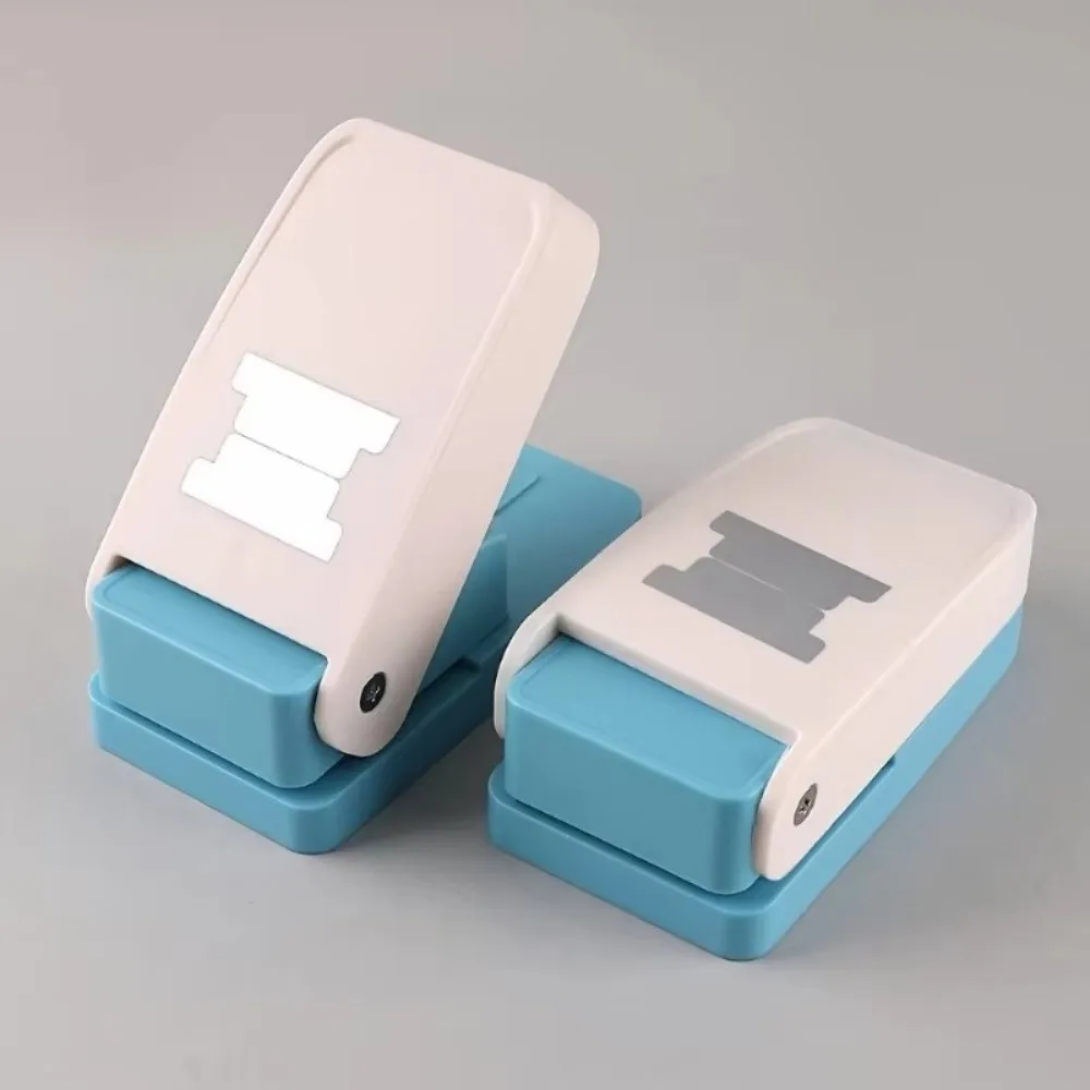 Press-Type Page Punch Embosser DIY Creative Labor-Saving Shape Hole Punch Paper Craft Aesthetic Design Decorative Hole Punch Art