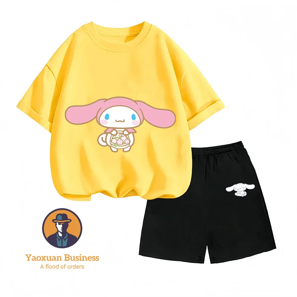 moda-de-verao-2026-para-meninos-e-meninas-de-2-a-14-anos-conjunto-de-algodao-com-ziper-da-sanrio-company-ltd-estampa-de-desenho-animado-grande-venda