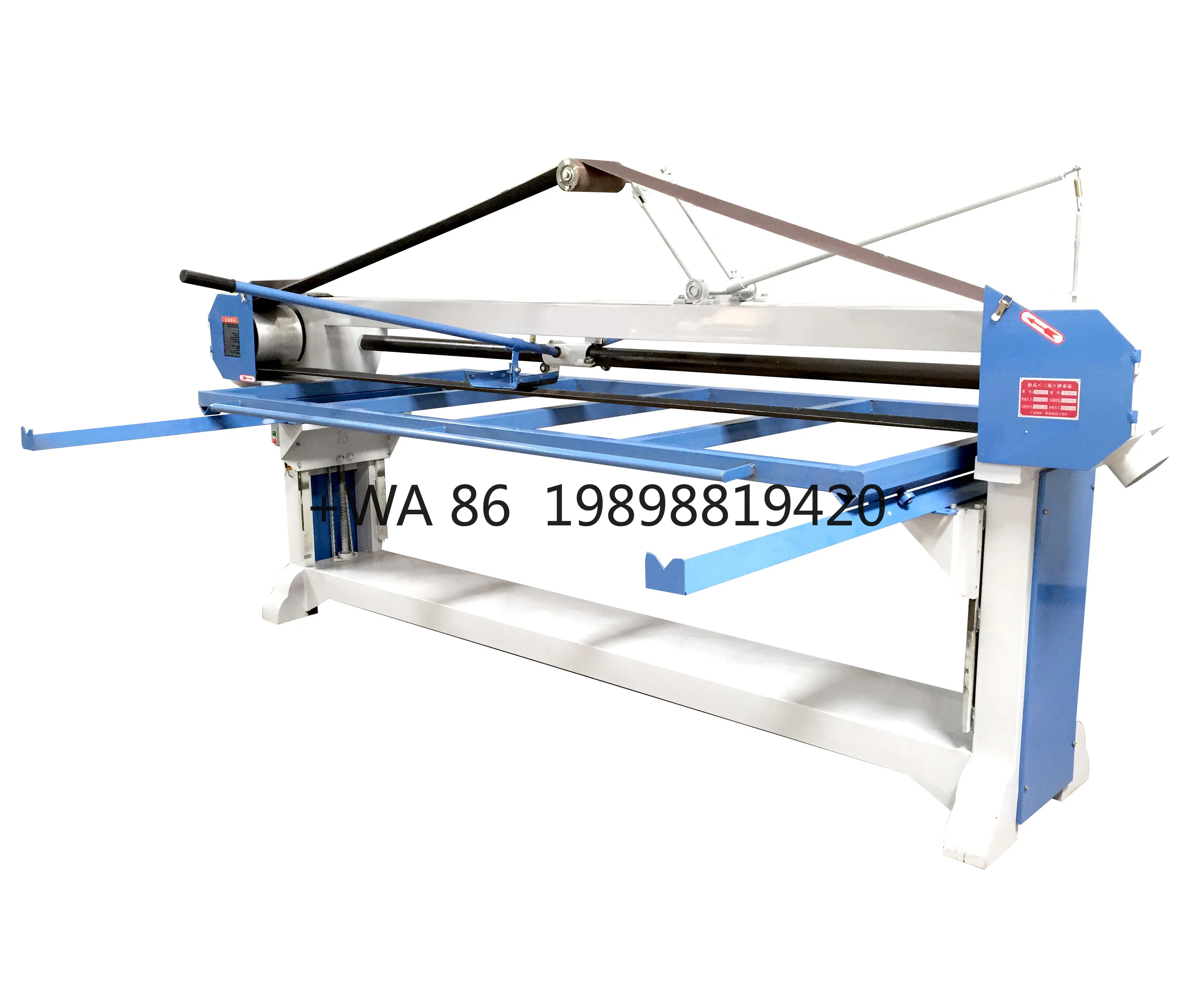 Horizontal Woodworking Wood Table Bench Belt Sander Sanding Polishing Grinder Machine