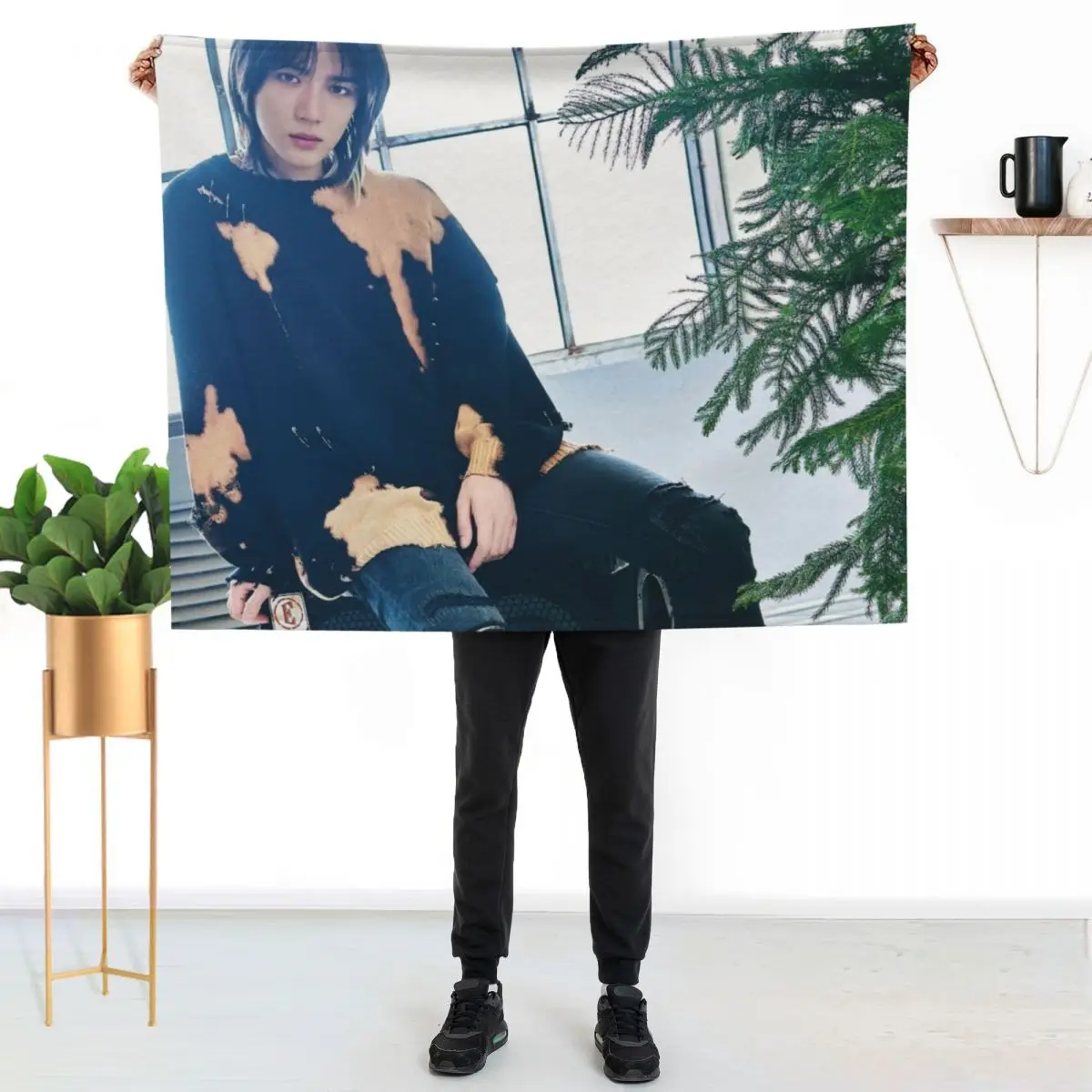 

beomgyu Throw Blanket Luxurious Soft Blanket Holiday Gift for Family