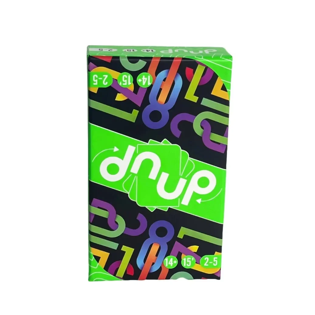 Dnup Card Game - Fast-Paced Hand Management & Combo Strategy Game, Quick to Learn, Easy to Play, and Full of Twists, 2-5 Players