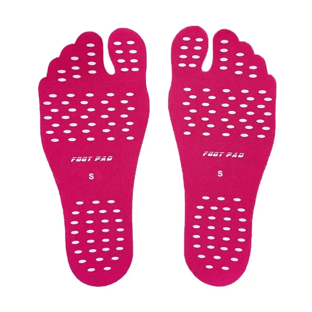 

Non-slip Adhesive Insoles Anti Slip Silica Gel Beach Shoes Footpads Sticker Barefoot Stick Beach Foot Patch Pads Swim Pool