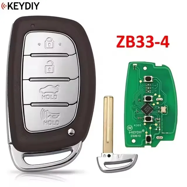 1 Piece KEYDIY ZB33-3 ZB33-4 Universal Smart Remote Key KD ZB Series for Hyundai Style for KD-X2 KD900 Mini view 2