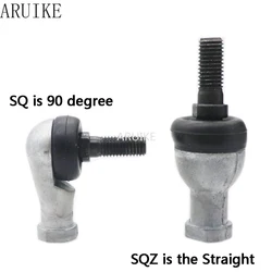 1pcs SQ-RS M5 To M22 5mm/6mm/8mm/10mm/12mm/16mm/18mm 90 Degrees Connector Ball Joint Rod End Right Hand Tie Bearing Male Steel
