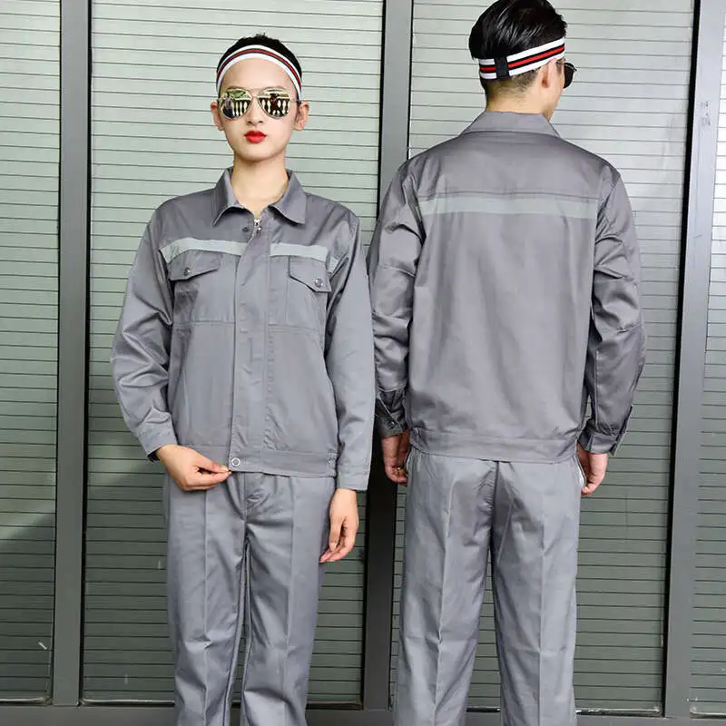 Lightning Delivery Full Process Diagonal Straight Reflective Strip Set, Group Employee Uniform, Auto Workshop Machine Repair