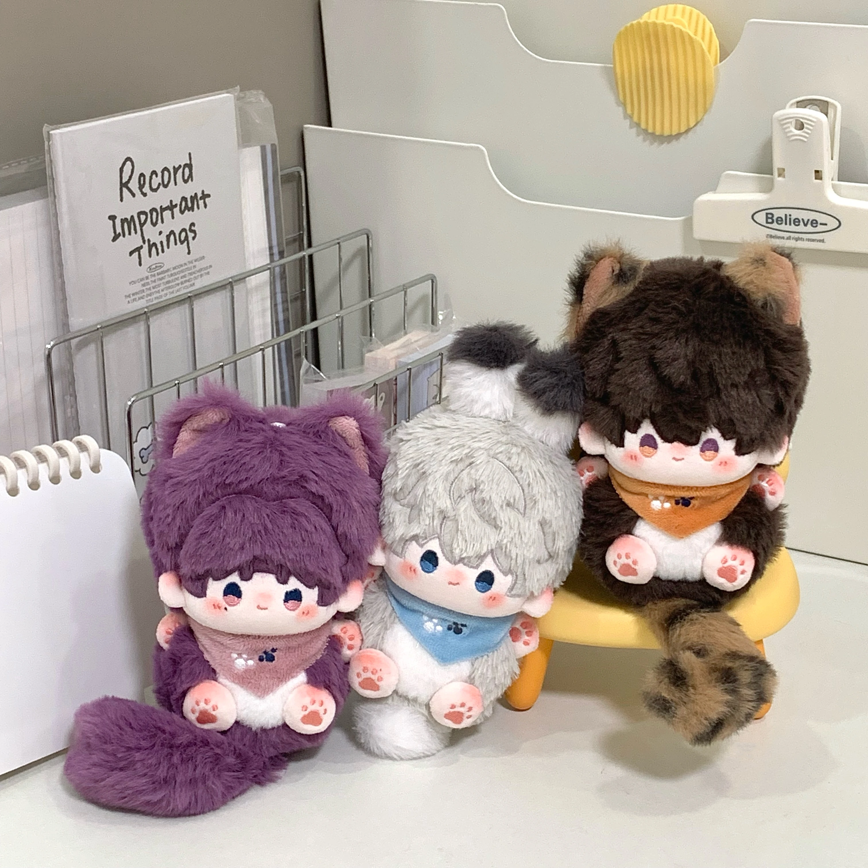 Love and Deepspace 10cm Beast Body Cotton Doll Cute Sylus Rafayel Xavier Zayne Caleb Original Fan Made Anime Plush Gift