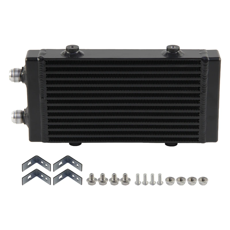 

Universal Small Bar and Plate Dual Pass Oil Cooler Core:9.5"x5.5"x1.58"