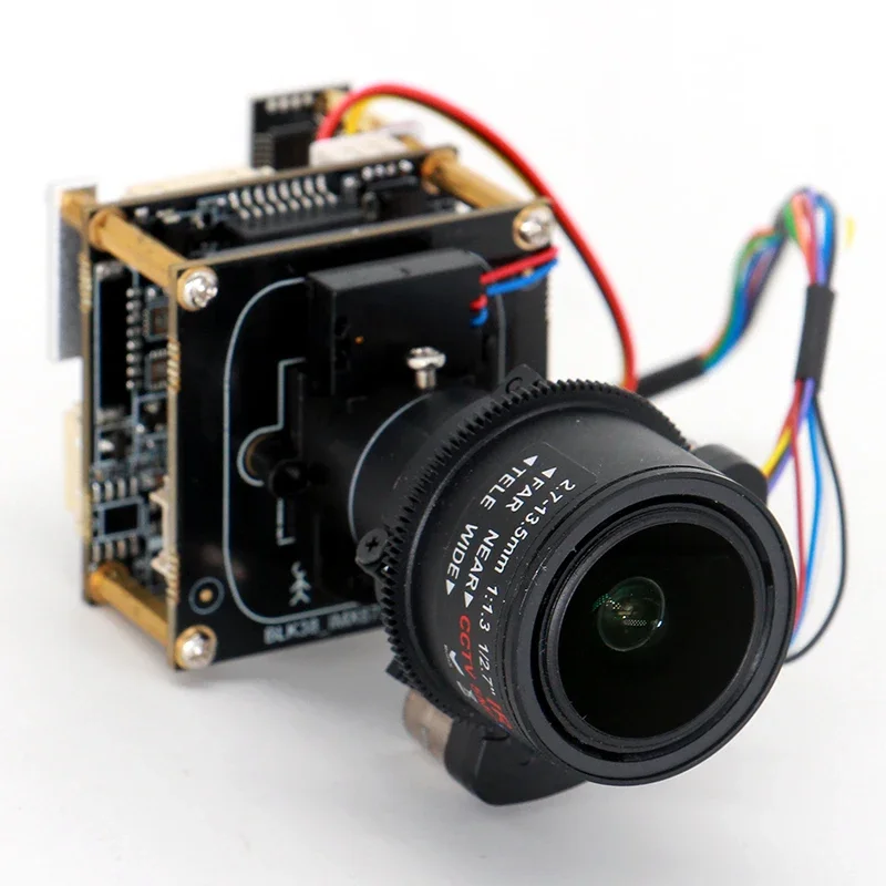 In stock 2MP 60fps Starvis IP Camera Module 2.7-13.5mm Motorized Zoom Lens IMX327+Hi3519DV500 SDK CCTV Camera PCB Board SIP-K327
