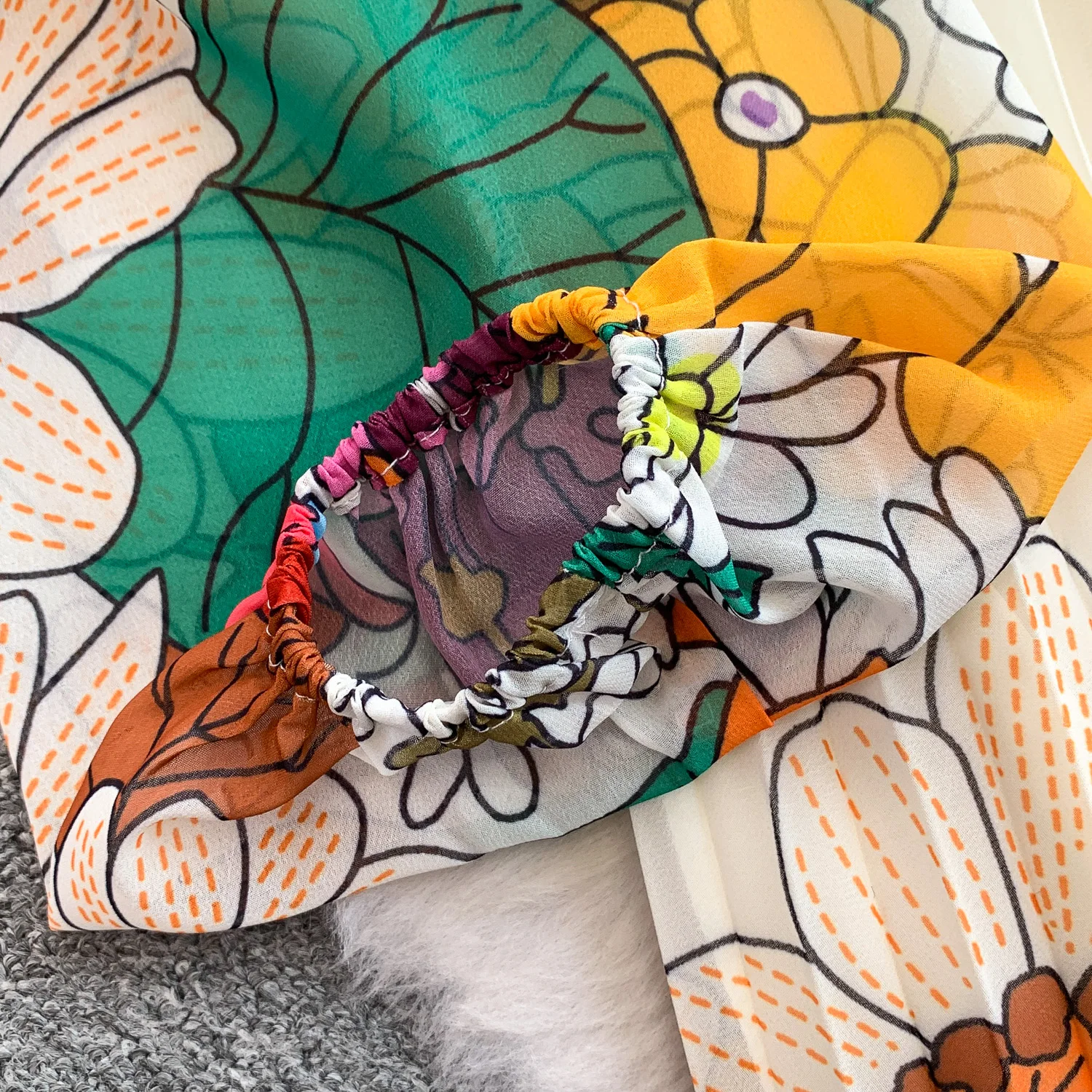 Französisch Vintage Elegante laterne hülse Geraffte A-line Kleid Mode Herbst Vestidos Frauen Kleider