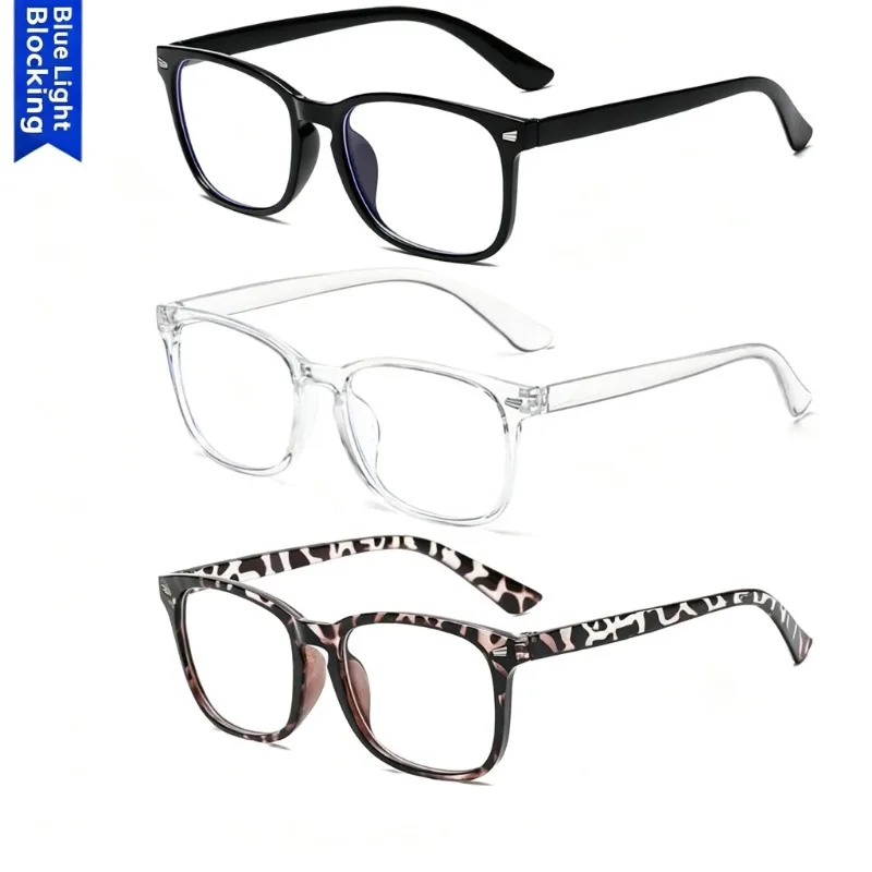 Gaming Glasses Blue - 1/2/3Pcs Square Anti Blue Light Glasses