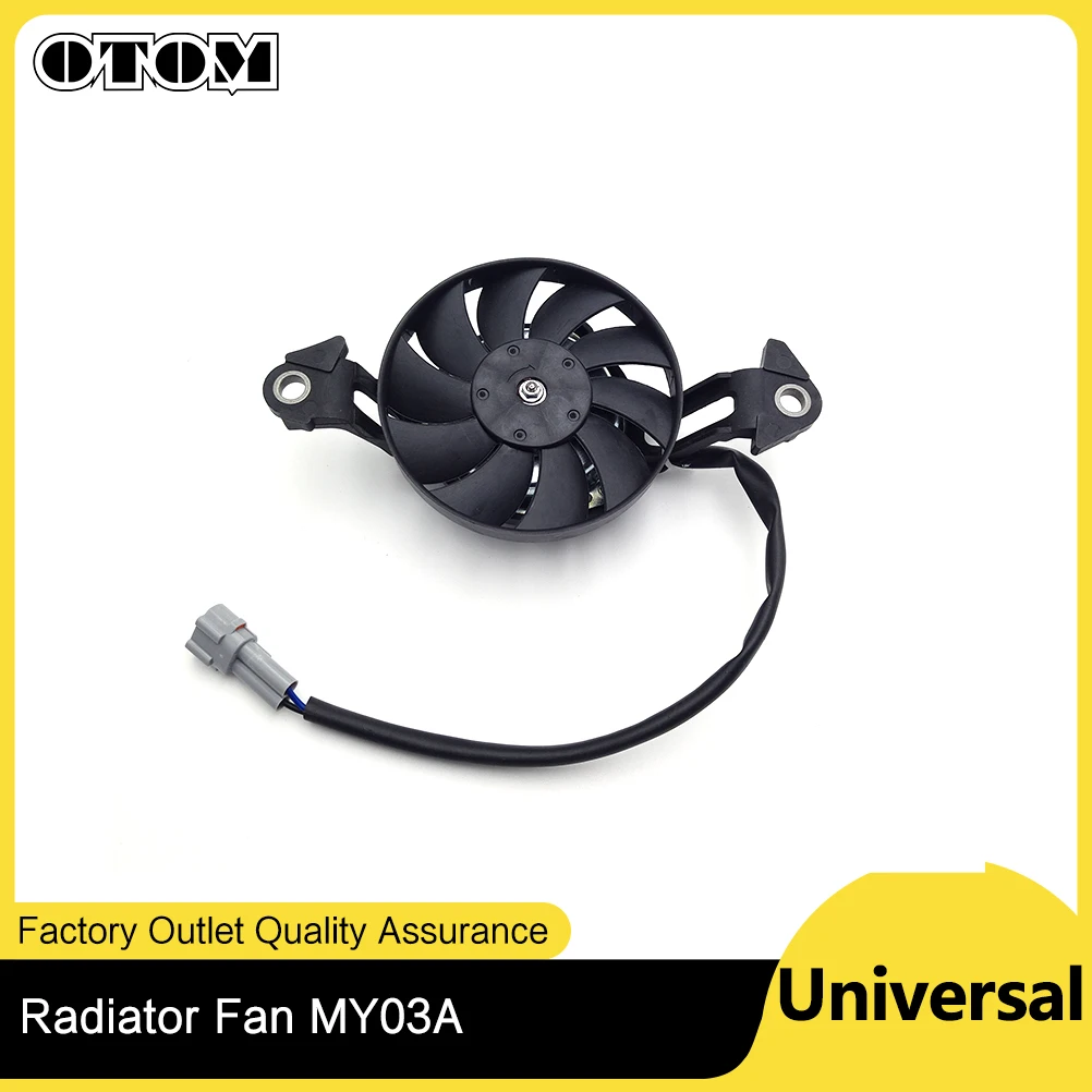 

OTOM Water Tank Fan 3 Inch Motorcycle Cooling Fan12V Slim Electric Radiator Server Fan For 150c 200cc 250cc 450cc Dirt Bike