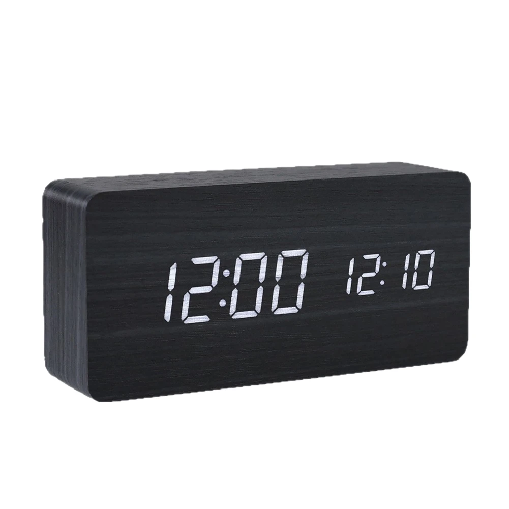 Digital Alarm Clock Desk Time Date Temperature LED Display Portable Lamp Bedroom  LED Digital Alarm Clock Projection Clock