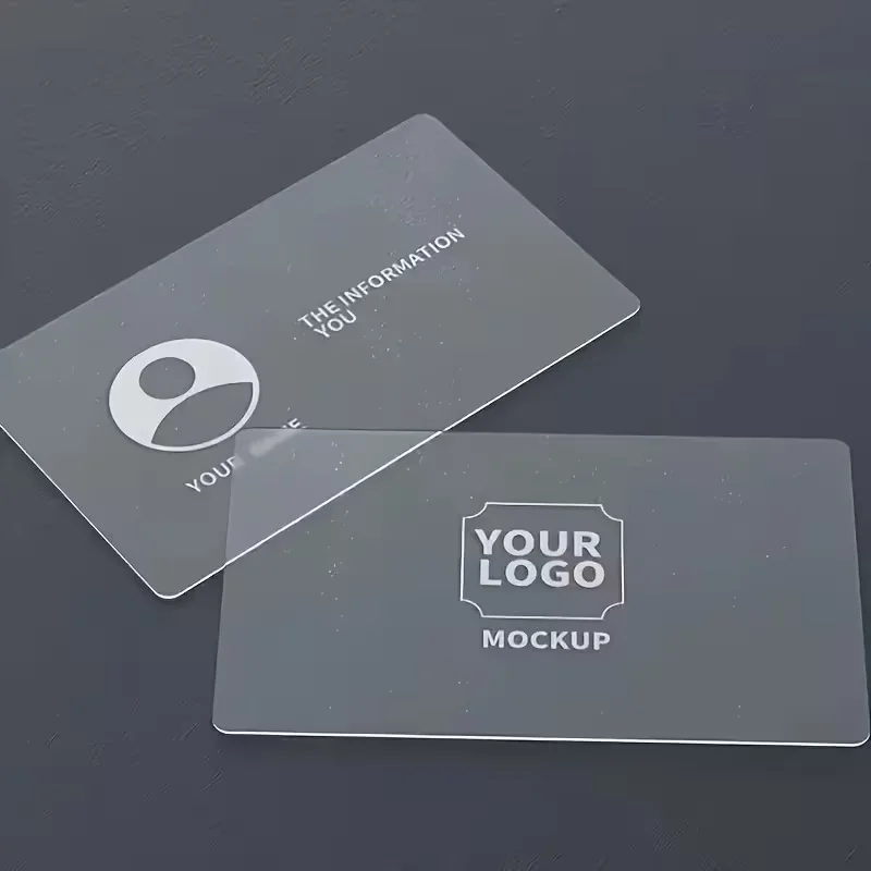 Customizable 201/600 PVC Business Cards Waterproof Matte Surface High Definition Printing 0.38mm Thickness for Marketing Exhibit