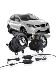 2.0Inch LED Laser Fog Lights For Toyota Headlights Fog Lamp White 6000K Bi LED Projector Lenses Car Lights