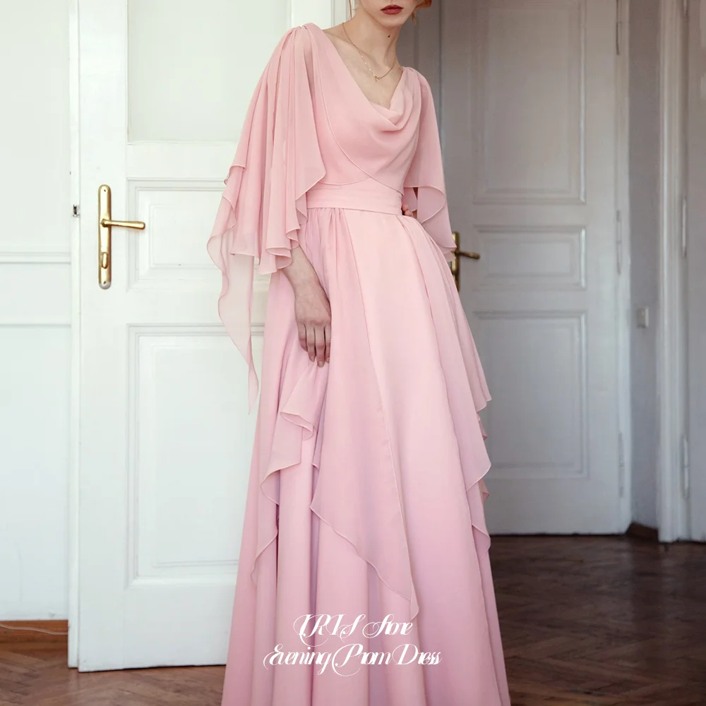 IRIS Customized Pink Chiffon H - Women'S Holiday Formal Wear 评论和价格